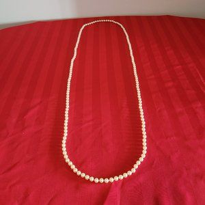 VINTAGE FAUX PEARL, COSTUME JEWELRY NECKLACE!!!